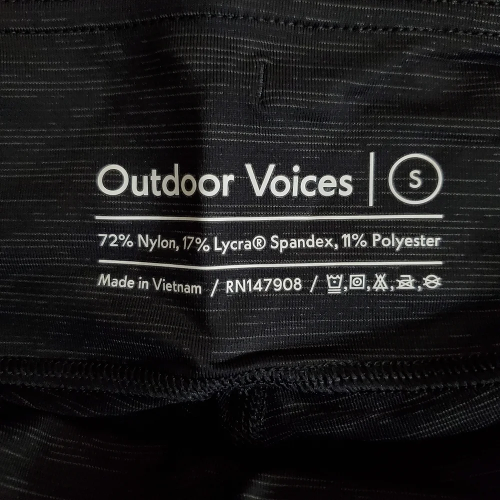 NWT Outdoor Voices Flex 7/8 High Rise Waisted Leggings Night - Picture 6 of 7